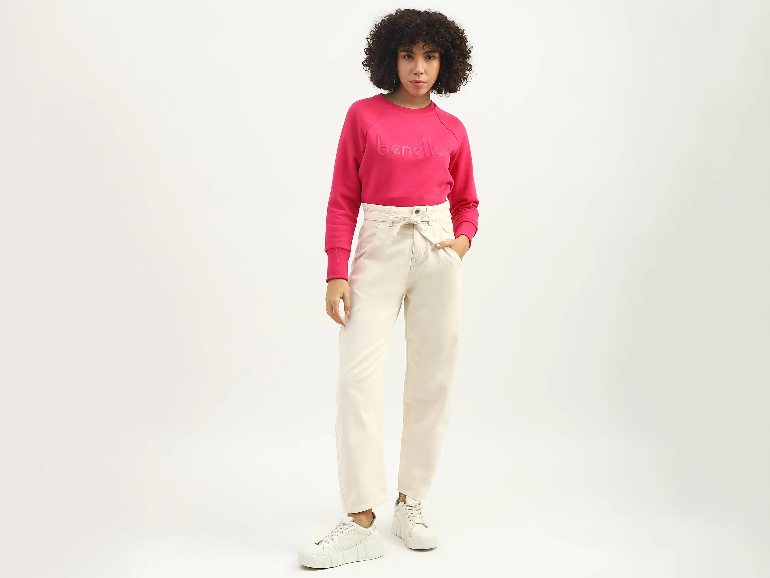 Women Solid Regular Fit Trousers