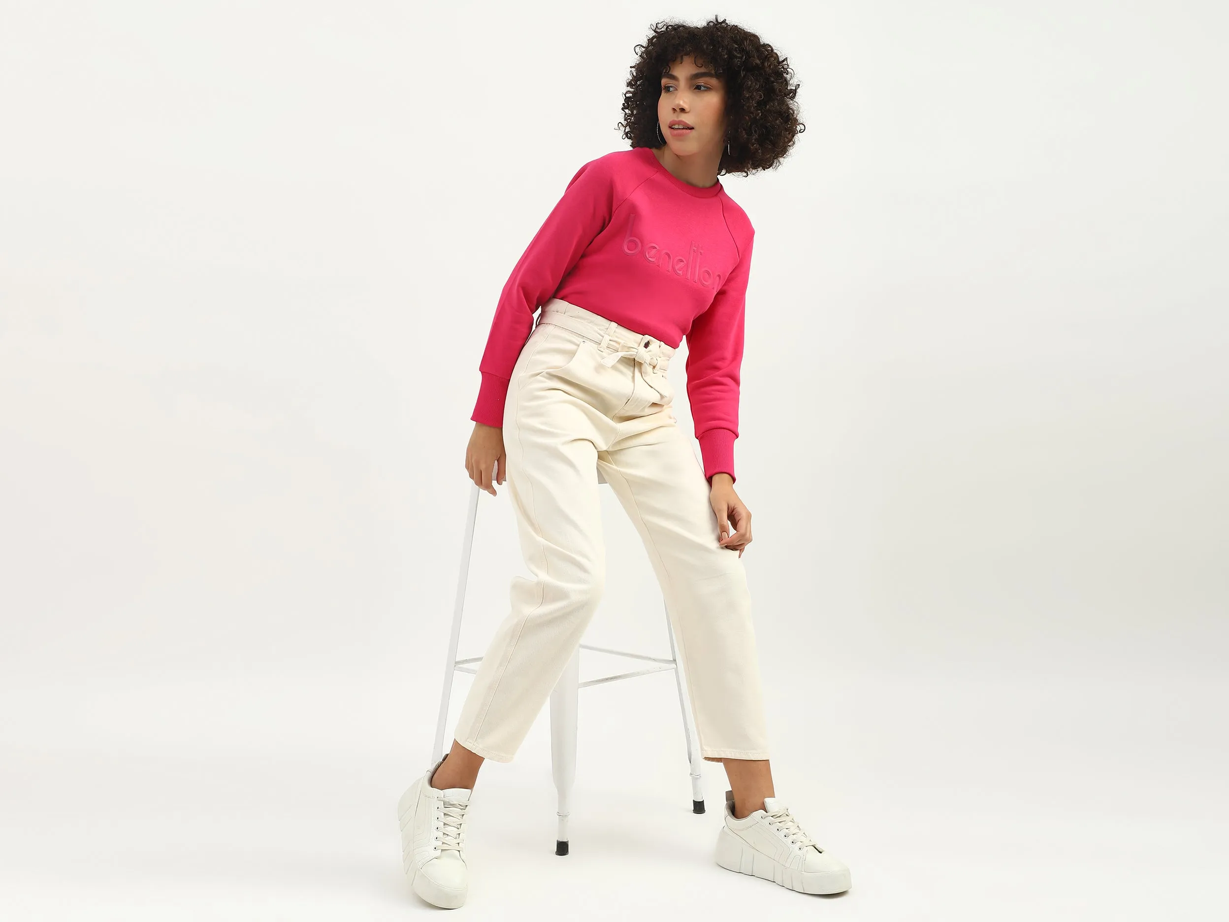Women Solid Regular Fit Trousers