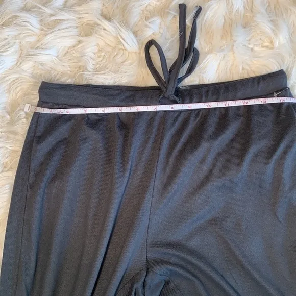 Women’s Natori Ribbed Super Soft Pajama Pant in Dark Gray Size Small