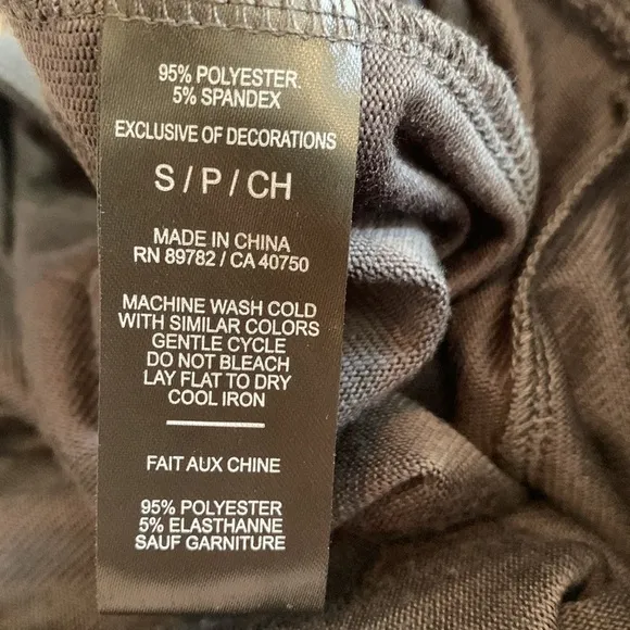Women’s Natori Ribbed Super Soft Pajama Pant in Dark Gray Size Small