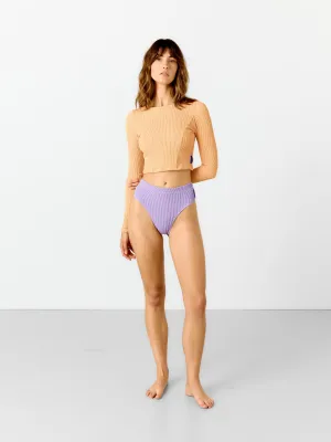 Womens Ocean High waist bottom | Plum