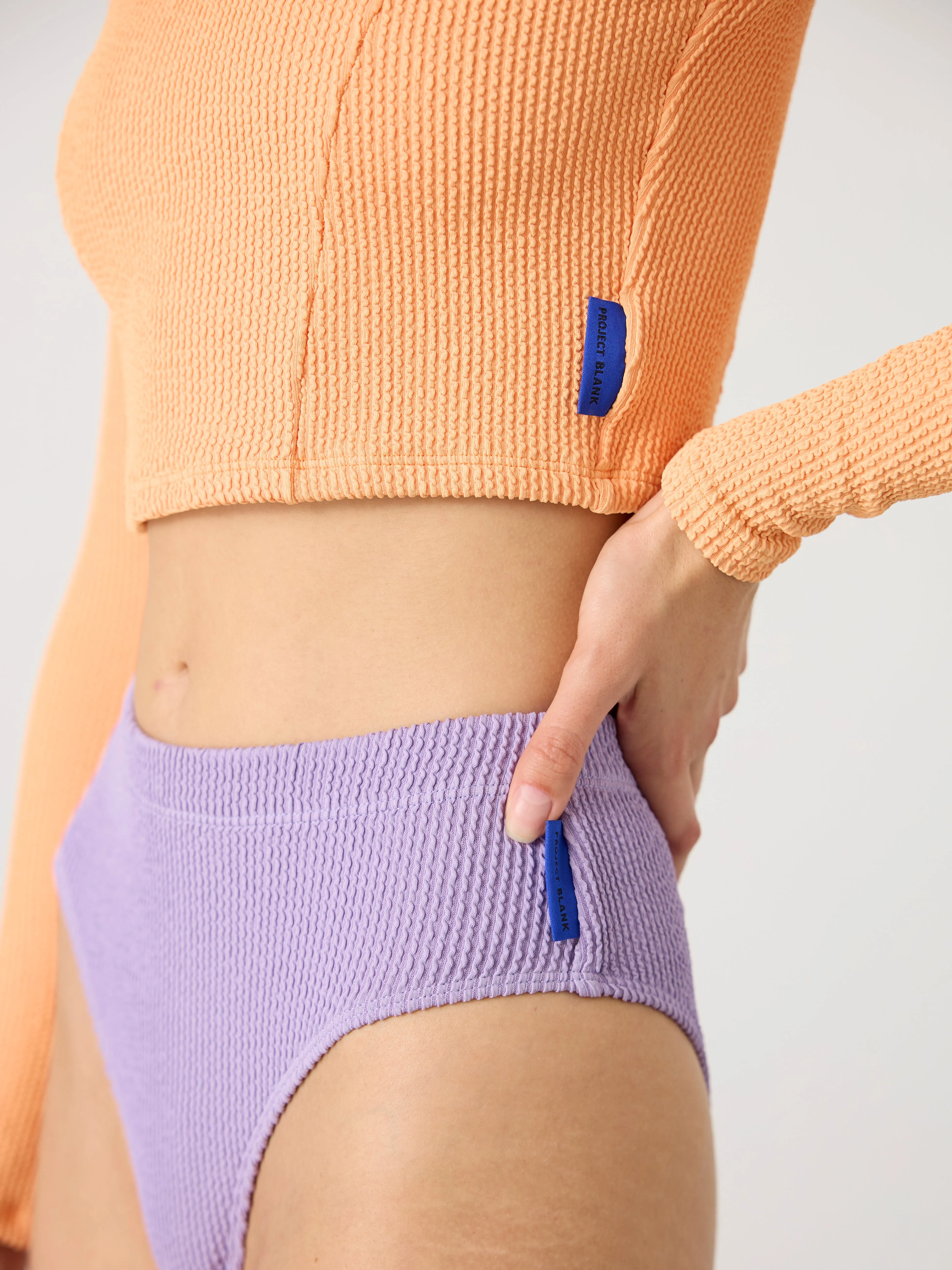Womens Ocean High waist bottom | Plum