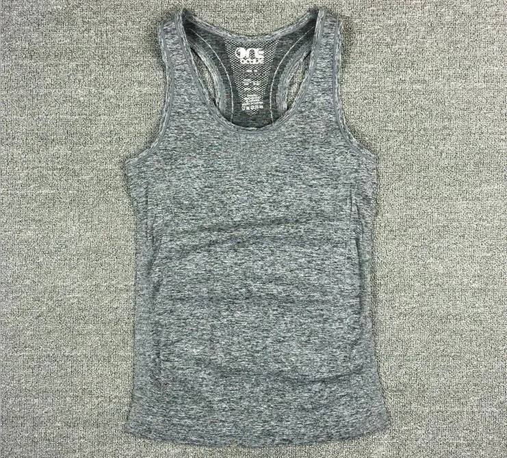 Women's Yoga Shirts Running Elastic Breathable Gym Fitness Vest Ladies No Rims Vest Yoga Shirts A077