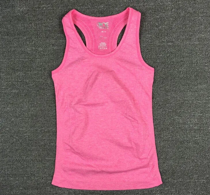 Women's Yoga Shirts Running Elastic Breathable Gym Fitness Vest Ladies No Rims Vest Yoga Shirts A077