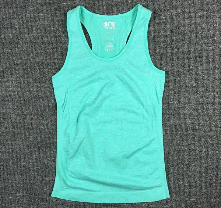 Women's Yoga Shirts Running Elastic Breathable Gym Fitness Vest Ladies No Rims Vest Yoga Shirts A077
