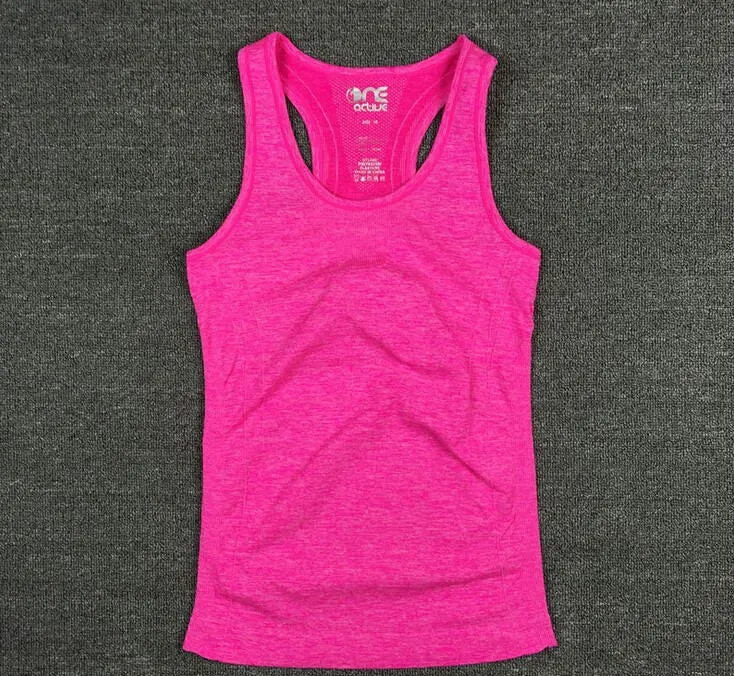 Women's Yoga Shirts Running Elastic Breathable Gym Fitness Vest Ladies No Rims Vest Yoga Shirts A077
