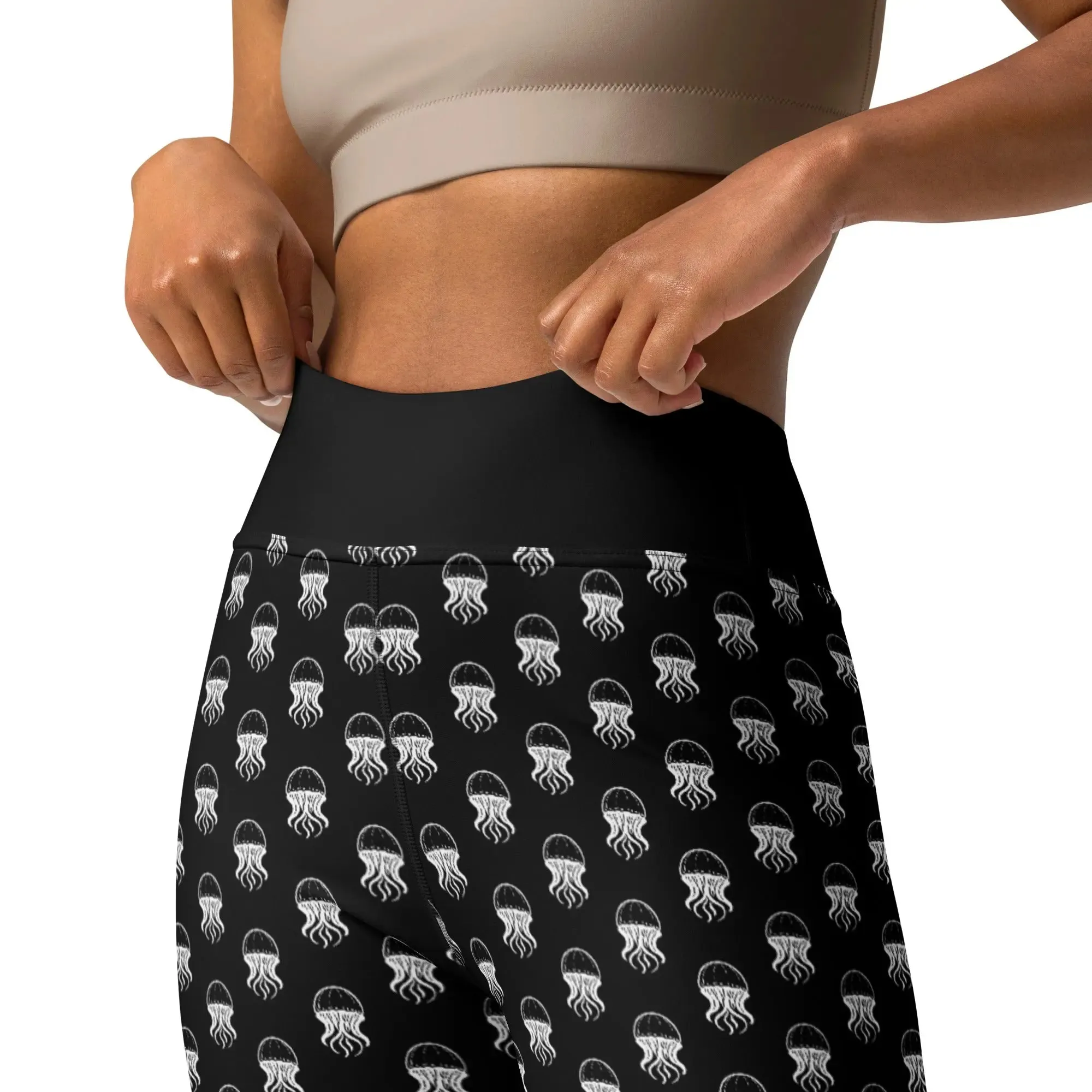 Yoga Leggings Jellyfish Invaders