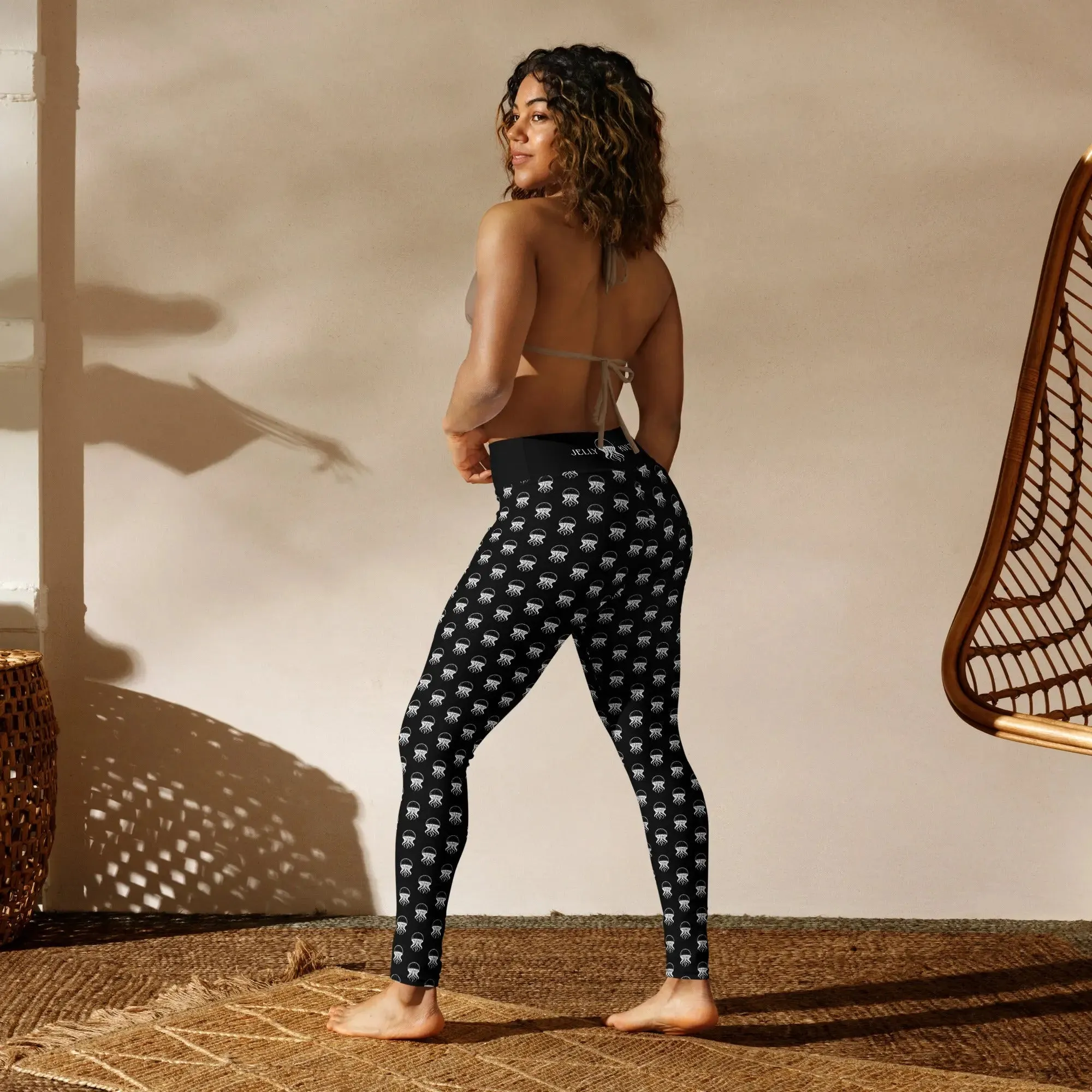 Yoga Leggings Jellyfish Invaders