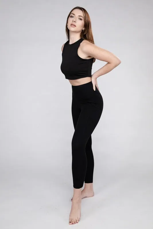 ZENANA Brushed Microfiber Full Length Leggings
