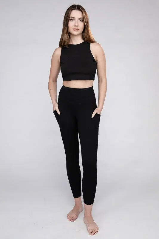 ZENANA Brushed Microfiber Full Length Leggings